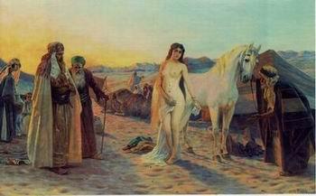 unknow artist Arab or Arabic people and life. Orientalism oil paintings 101 Norge oil painting art
